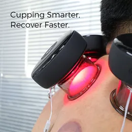 Full Body Massager Massage Cups Ventosas Vacuum Cupping for Anti Cellulite Slimming Red Light P otherapy Fat Burning 230823