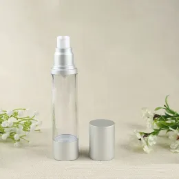 wholesale 15 30 50 ML Airless Pump Bottle Refillable Cosmetic Container Makeup Foundations and Serums Lightweight Leak Proof Shockproof LL
