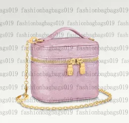 M82193 M82168 Micro Vanity Bag worka kosmetyczna torba łańcuchowa torba torebka na ramię Woman Fashion Luksusowy projektant Crossbody Wysoka jakość torebka