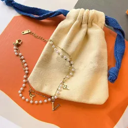 Desinger wisiorek dla kobiet dla kobiet Pearl Gold Coin podwójna warstwa letnia łańcuch nierdzewna biżuteria mody