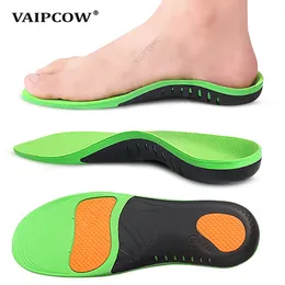 Sko delar tillbehör eva ortopediska skor sula insulor för fötter båge fot dyna x o typ ben rätt innersula platt support sport insats 230823