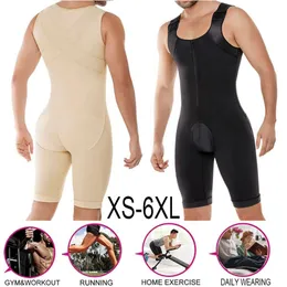 Men s Body Shapers Seamless Compression Garments Fajas Slimming Waist Full Shaper Tummy Trimmer Bodysuit Shapewear Shirt Girdle for Men 230823