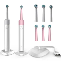 Spazzolino da denti Spazzolino elettrico rotante per adulti e bambini Impermeabile Ricarica a induzione wireless Spazzolino per la pulizia dei denti 230824