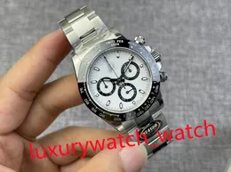 Super BT Clean Factory Men 시계 크로노 그래프 ETA 4130 운동 Sapphire Glass Luminous Watches 904L 풀 스테인레스 스틸 방수 100m 손목 시계와 상자