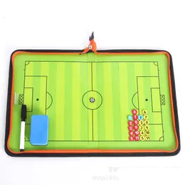 Other Sporting Goods Tactical Board Magnetic Zipper Football Tactical Board Tactical Board Foldable Strategy Board with Pen Clipboard 230823