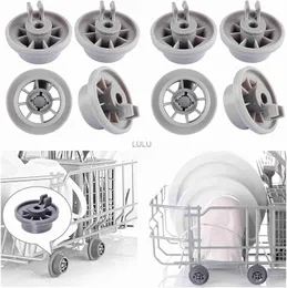 8pcs Dishwasher Wheels Basket Rollers Wheel For Bosch Neff Spare Parts Rollers Lower Basket Dish Washer Replacement HKD230810