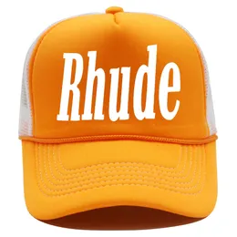 Rhude Cap, farbig, modisch, brandneue Baseballmütze, Sommer, Freizeit, Mesh, Sonnenschutz, Druck, Truck Tide