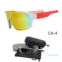 أعلى جودة جديدة POC نظارات ركوب الدراجات الدراجة الرياضة نظارات شمسية الرجال نساء جبل دراجة الدراجات العينين المنضدة دي سول