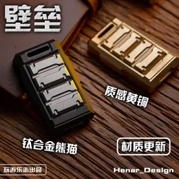 Спиннинг верхней игры Le Zhi Barrier Push Card Crack Shield EDC MEAN METAL TOY DECOMPRESS ARTIFACT BLACK TECHNOLICH 230823