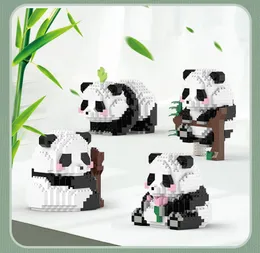 Wholesale Kids Panda Duncks Custom Panda Buy Model Kit Build Block White National Panda Building Blocks Toy For Children Lepin Block build Brick Toy Christmas Gift