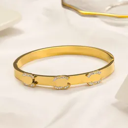 6 estilo de marca de luxo carta pulseiras designer para mulheres pulseira festa amantes do casamento presente jóias acessórios