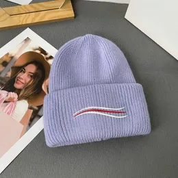 Cappello Balenciaga di alta qualità in Europa e negli Stati Uniti Cappello in lana di lana Hot 8 tipi di colori per prevenire il freddo e mantenere i cappelli da design caldi 1364