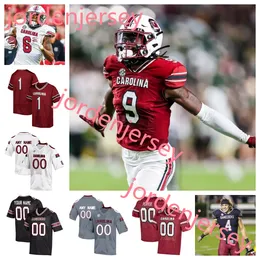 New American College Football Wear American College Football Wear Custom NCAA College South Carolina Gamecock Football Jersey 44 Nate Adkins