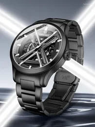 Wristwatches FAIRWHALE Automatic Mechanical Man Wristwatch Stainless Steel Men Watch Waterproof Luminous Date Men's Watches Reloj Hombre