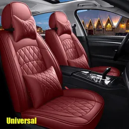 Capa de assento do carro para audi a3 a4 b6 a6 a5 q7 caber bmw toyota assentos protetor interior almofada conjunto capas assento automotivo universal292l