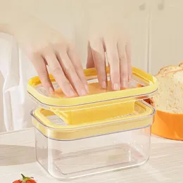 Dinnerware Butter Box Container With Lid 950ml Large Capacity Keeper Kitchen Tool Cutter For Easy Cutting