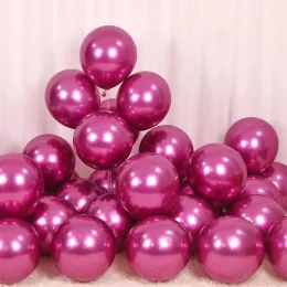 Balões de hélio de látex balão metálico venda quente para festa de aniversário decoração balões 12 polegadas 100pcs/conjunto