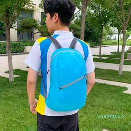 Bolsas ao ar livre masculino para caminhadas à prova d'água viagens dobráveis ​​Mini bolsa de nylon leve