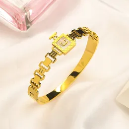 6 Style Classic Bracelets Women Bangle Luxury Designer Bracelet Gold Plated Fashion Party Party Holding Holding Holding