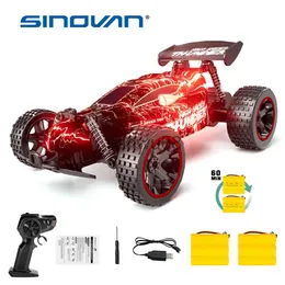 Electric/RC Car Sinovan Light Car Remote Crownt 118 20 км ч быстрая автомобиль -автомобиль детские игрушки для мальчиков Радио RC Drift Car Рождественский подарок для детей x0824