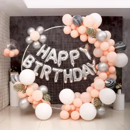 Plastic Balloon Arch Ring DIY Background Holder Circle Ballon Column Base Baby Shower Birthday Wedding Party Decor Decoration