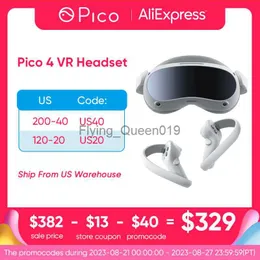 100% 오리지널 Pico 4 VR 헤드셋 올인원 가상 현실 헤드셋 PICO4 3D VR 안경 메타 거대 스트림 게임용 디스플레이 hkd230812