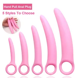 Slip Mutandine TleMeny Silicone Crescent Anal Plug Femmina Butt Stimolazione GSpot Masturbazione Giocattoli adulti del sesso per donne Uomini 230824