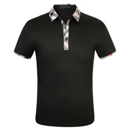 Dropship Fashion Men's Polos Shirts Designade män Kort ärm T-shirt Lapel Shirt Jacket Sportkläder Jogging Suit M-3XL #662