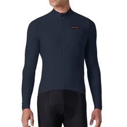 Camicie da ciclismo Top RISESBIK Pro Race Fit Giacca da bici in pile termico Maglia da uomo Manica lunga Abbigliamento invernale Leggero 230824