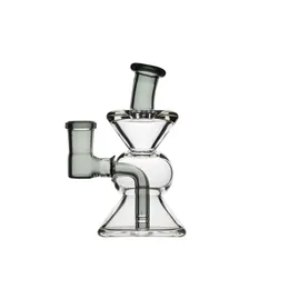 CCG Mini Recycler Dab Rig con giunto Pinhole Perc da 14,5 mm