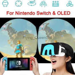 G11 VR ShineCon для Nintendo Switch OLED 3D Virtual Reality VR Glasses Устройства шлема шлема линза Goggles Gaming Accessories HKD230812