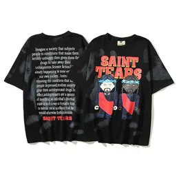vintage【le saint】 design shirts アート Saint Art Unisex Cotton Vintage Graphic T-Shirt Trendy