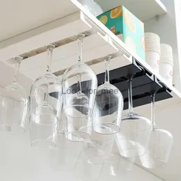 Kök under skåp gratis stanshållare vinglasglas rack multifunktion ification stemware glas kopp hängande hållare hkd230823