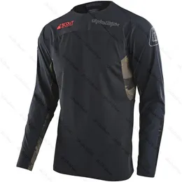 Camisas de ciclismo Tops Manga larga DH CrossCountry MotoRcycle Speed Down Outdoor Endurance Race MTB Sudadera Camisa resistente al sudor 230824