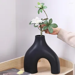 Wazony nordyckie minimalistyczne ceramiki wazon ozdoby kreatywne salon telewizja szafka komputer