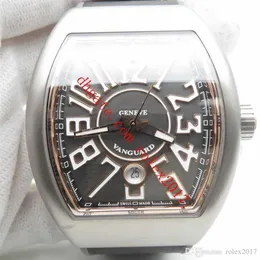 Super Mens Topsellowing Top Quality Watches Vanguard v45 GF Factory Asia 2824 Серый серебряный цифер
