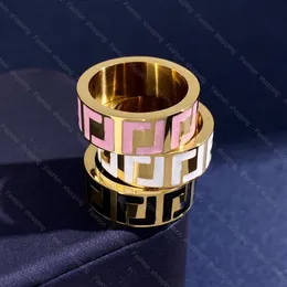 Pierścień designerski Pierścień miłosny Pierścień Tytanium Biżuteria Para projektant ślubnych pierścionki dla kobiet srebrny pierścień Rose złoto luksusowy projektant Pierścienie miłosne pierścień paznokci srebrny