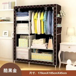 Fashion Creative Simple Dust-proof Cloth Wardrobe Steel Pipe Assembly Wardrobe Portable Wardrobe Locker Storage Cabinet SP0684 HKD230823