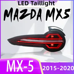 Samochód tylny dla Mazdy MX5 20 15-20 20 Taillight Montaż LED LED Tylne światło biegowe + lampa hamulca + sygnał skrętu