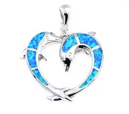 Pendant Necklaces Loving Dolphin Heart Shape Necklace For Girl Friend