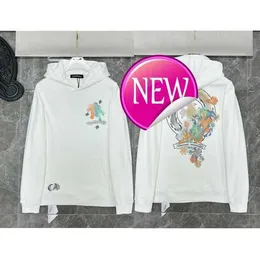 D2gv Designer Heart Hoodie Chromes Heren Hoody Kleding Dames Hoodies Capuchon Ch Cross Flower Arm Front Gedrukt Hoefijzerzak 1OLR 7 IUNR