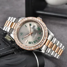 Luksusowy projektant Mens Aa Women Watches Kwarc Ruch zegarek Rose Gold Kamienie Kryształy Paski ze stali nierdzewnej Prezenty Prezenty na rękę Bezpłatne wysyłki