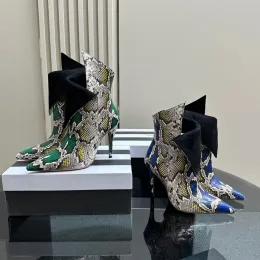 Aquazzura Coremer Decorement Lapel новые страшные ботинки заостренные носки Stiletto Fashion Boots Женские роскошные дизайнерские дизайнер