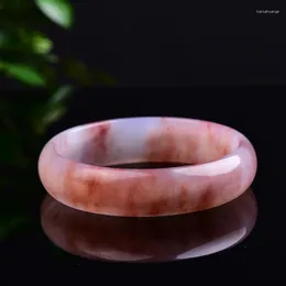 Bangle Natural Jade Women Men Fine Biżuter