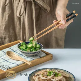 Utensílios de jantar colher de paelinho de madeira bordas lisas com talheres de caixa de armazenamento Gadgets de cozinha de phoebe polida à mão