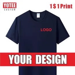 Yotee Asian Size Polyester Custom Sup Cheap 티셔츠 디자인 텍스트 남성 및 여성 인쇄 자수 선물을 만듭니다.