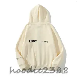 ESS Double Line Hoodie Classic High Street Fashion Fog The Zipper Poat, Unisex, мужская толстовка, женская капюшона Cream Casual Jacket 1005