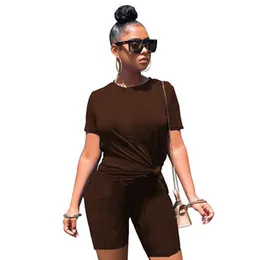 Designer Tracksuits Plus size 4XL 5XL Summer outfits women short sleeve T-shirt shorts two piece sets letter sportswear casual jogger suit Wholesale Clothes 2923-1