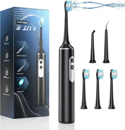 Other Oral Hygiene 3 in 1 Electric Toothbrush with Dental Water Jet and Combo In One Flosser Irrigator for Teeth Cleaning 230824