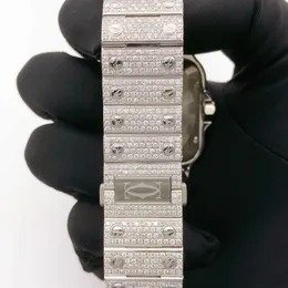 Wristwatch Custom Rapper Hip Hop Jewelry Mens VVS Diamonds oglądaj mrożone vvs1 obserwuj